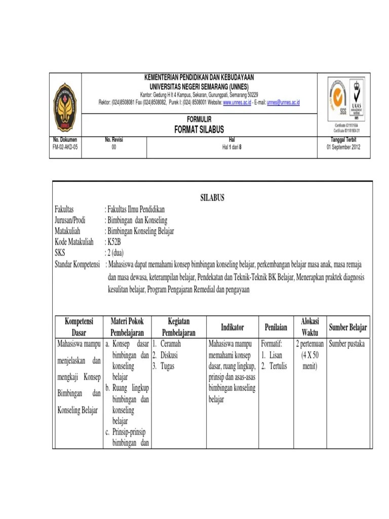 Rpp Dan Silabus Bk Smp Berkarakter Perangkat pembelajaran Bimbingan dan Konseling kelas 7 k13 revisi tahun 20202021 terdiri dari Cover lembar pengesahan RPL Silabus Prota Promes dan lain sebaginya.