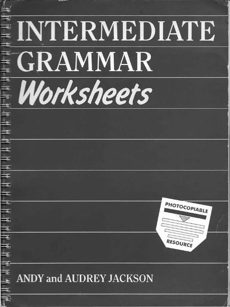intermediate grammar worksheets pdf