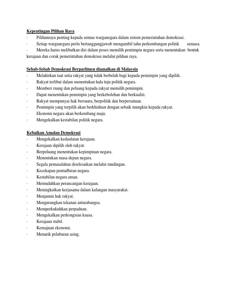 Saya punya pertanyaan tentang orang yang bekerja sebagai polisi atau tentara di negeri… 2 weeks ago. Kepentingan Pilihan Raya Sejarah Pdf