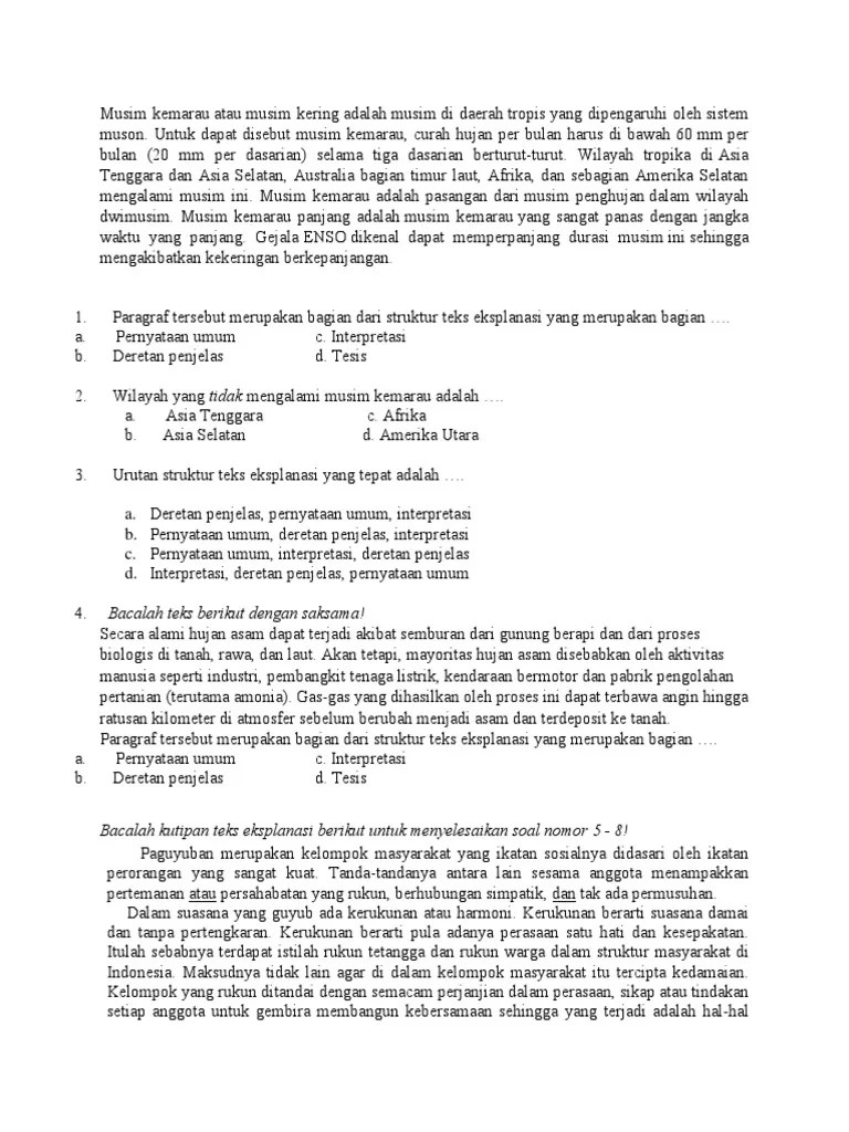 Contoh Soal Essay Teks Tanggapan Kelas 9 Contoh Soal Terbaru Cute766