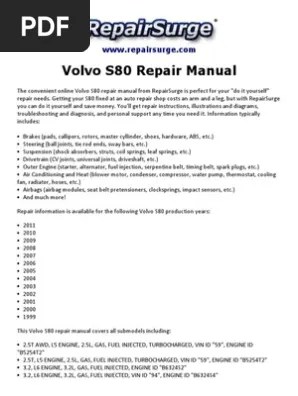 Find Volvo S80 T6 For Sale Autoscout24