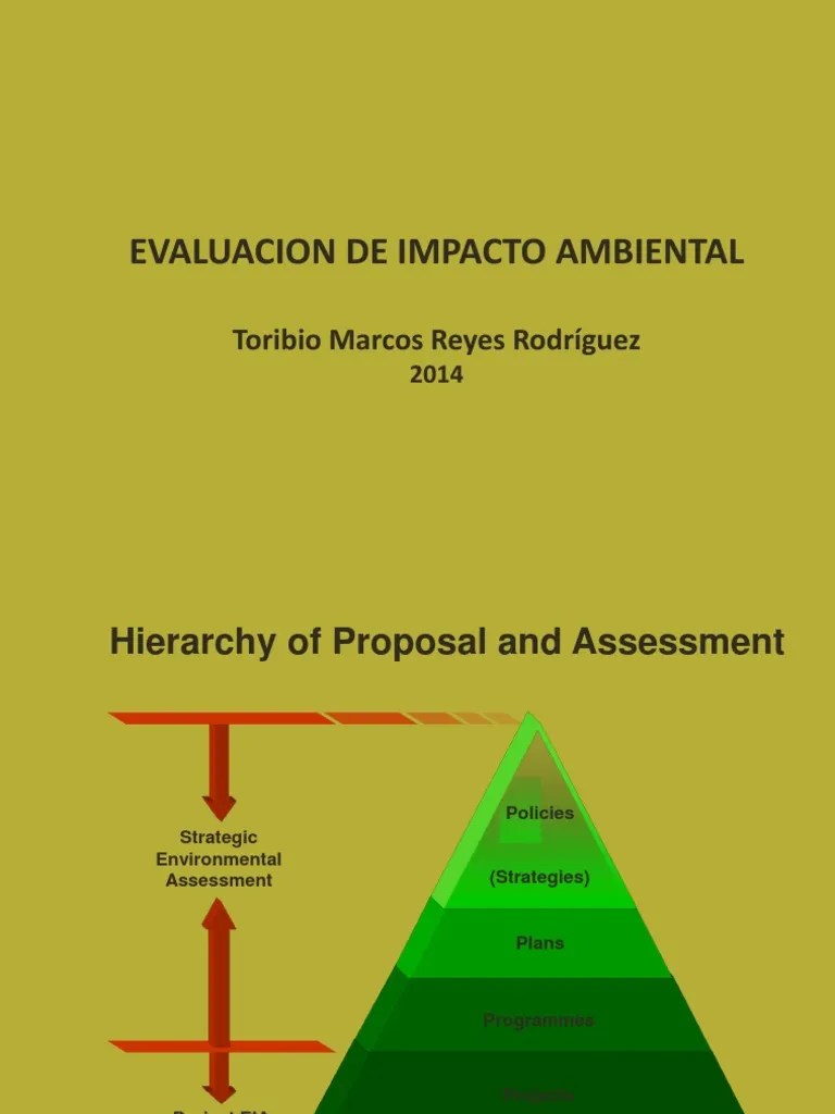 Evaluacion De Impacto Ambiental | PDF | Evaluación De Impacto Ambiental | Degradación Ambiental