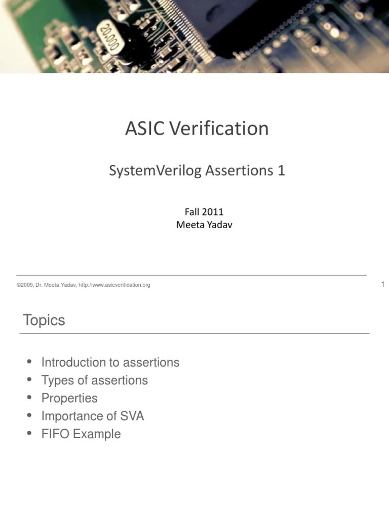 Lec14 SV Assertions | PDF