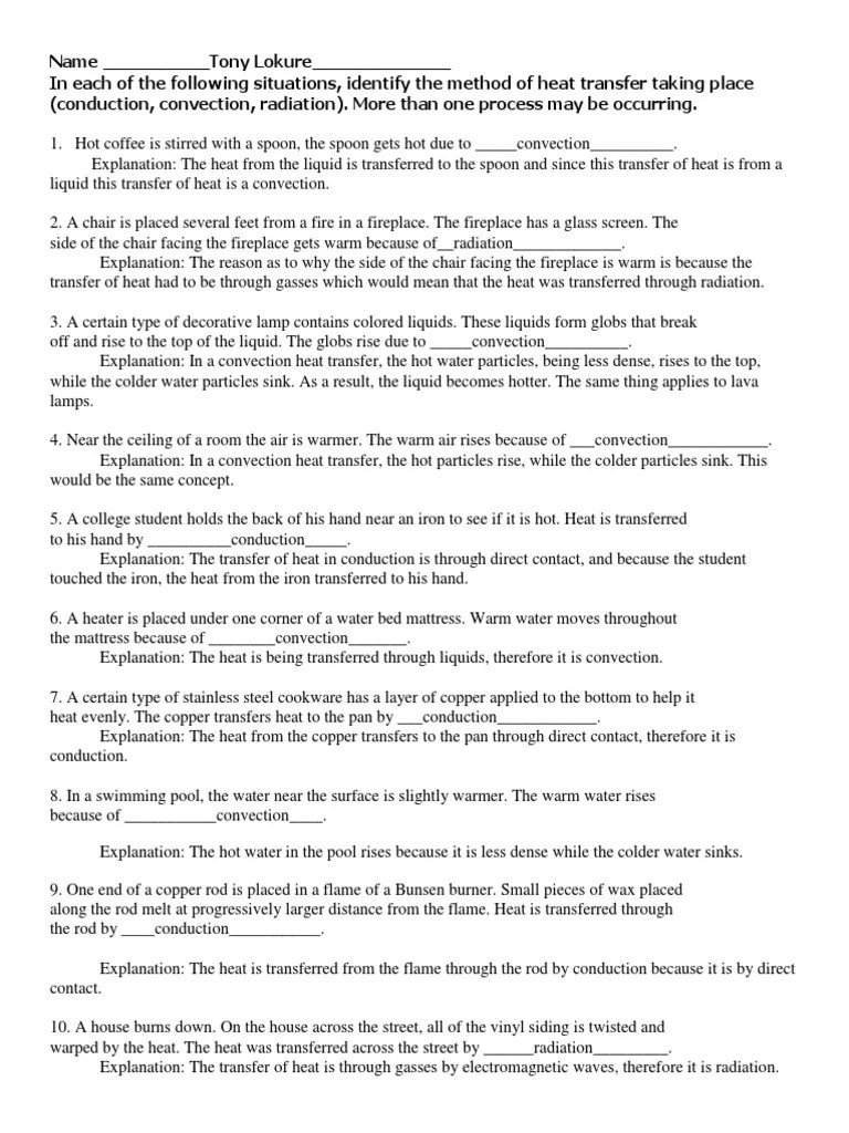 Heat transfer 10thedition by jp holman.pdf. Conduction Convection Radiation Ws Pdf Convection Heat Transfer