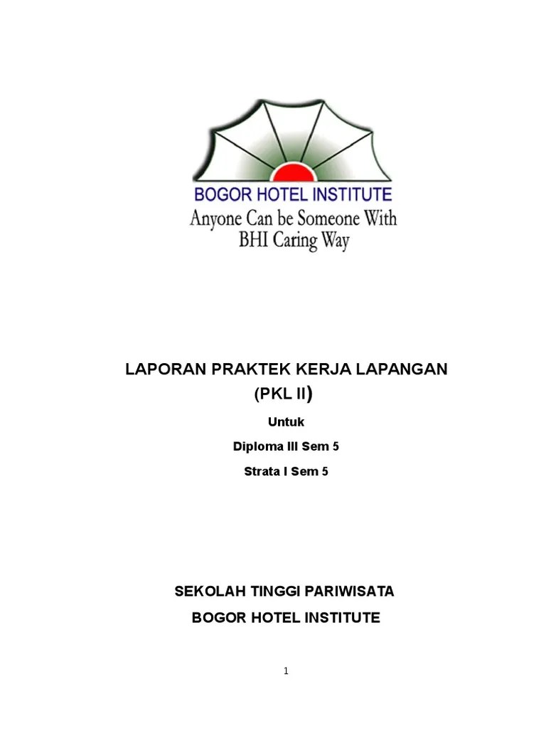 Adapun tujuan dari magang ini adalah untuk mengetahui aktifitas pelayanan jasa akomodasi dan transportasi pada hotel pangeran beach padang. Contoh Laporan Pkl Perhotelan Front Office Foto Modis