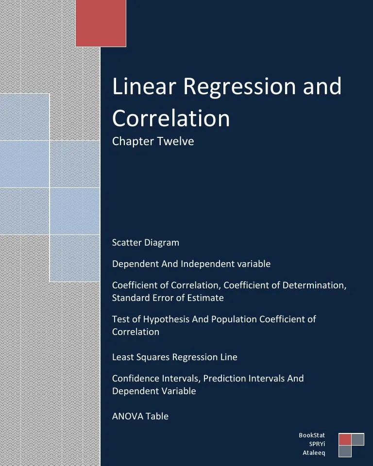 Linear Regression And Correlation | PDF