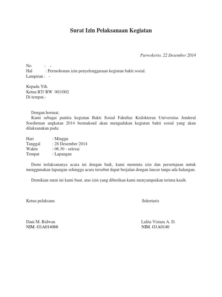 We did not find results for: Contoh Surat Izin Keramaian Rt Rw Doc Berbagai Contoh