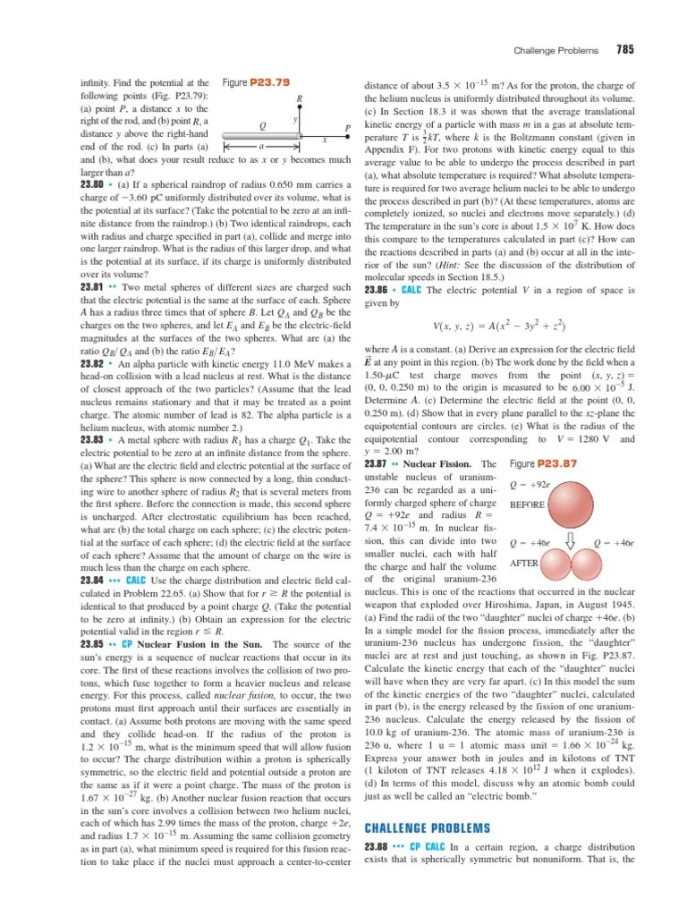 Physics II Problems PDF | PDF | Nuclear Fusion | Proton