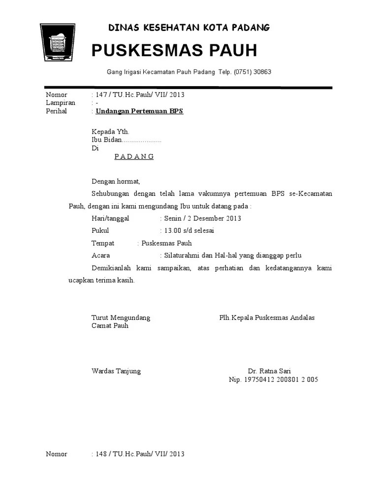 Undangan pertemuan evaluasi kegiatan 1000 hpk (728.4 kib, 13 hits) you do not have permission to download this file. Surat Undangan Bps New Pdf