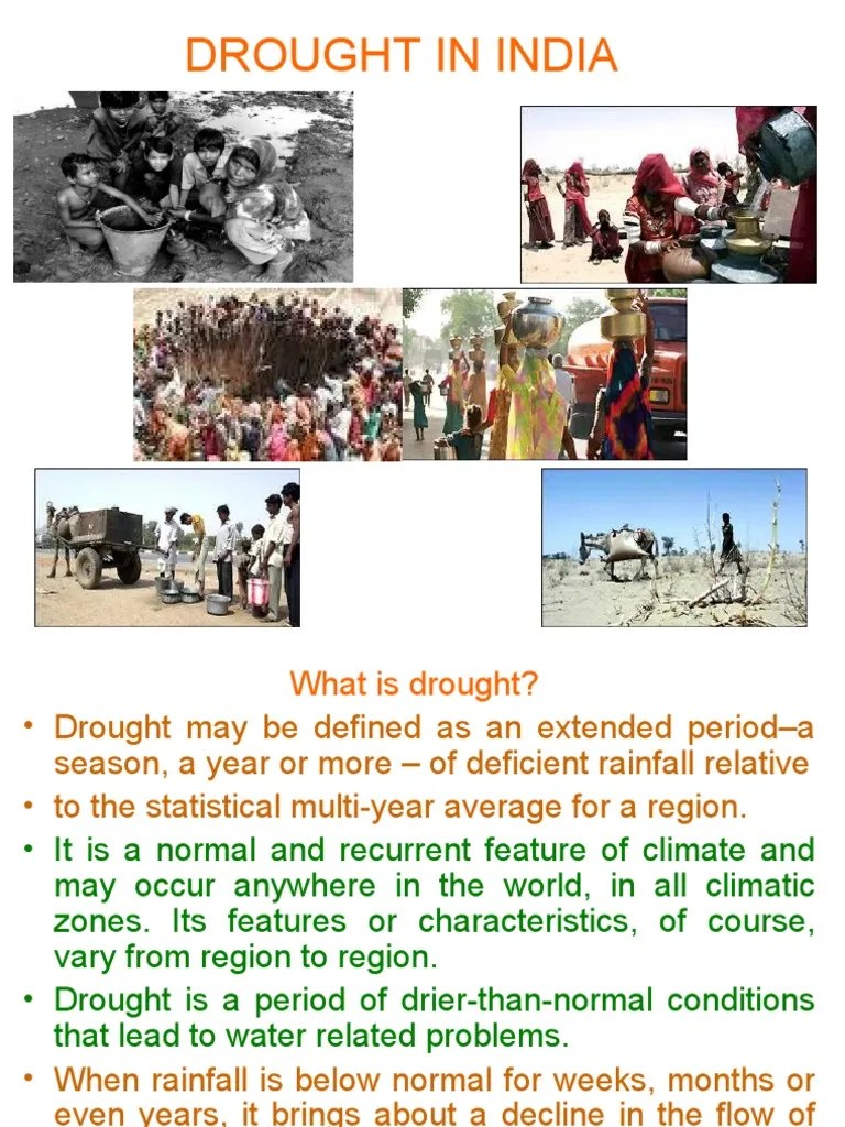 Drought In India | PDF | Drought | Groundwater