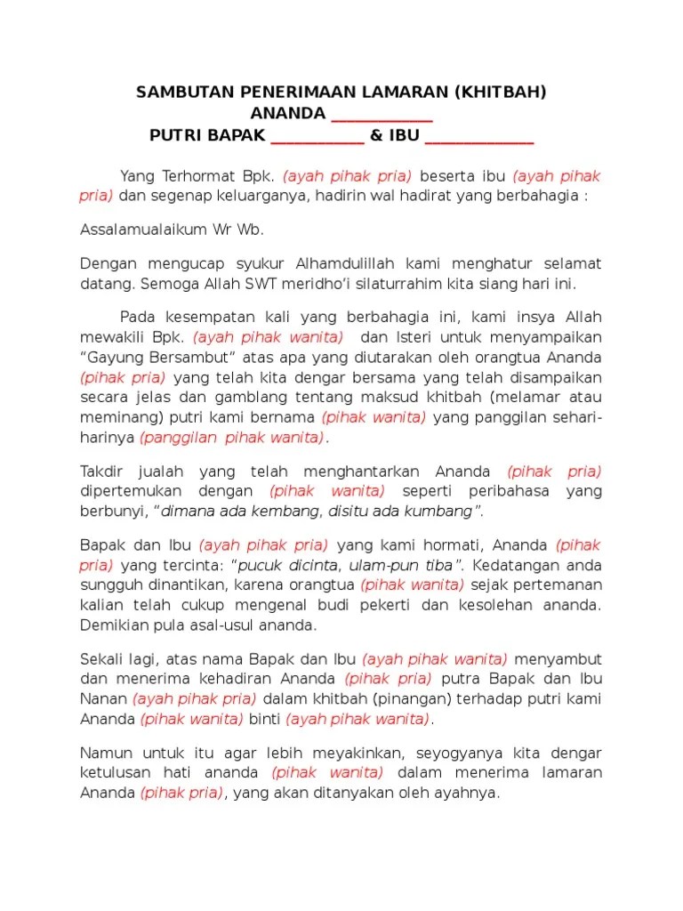 Teks mc (pembawa acara) bahasa jawa kematian ta&#x27;ziah singkat. Contoh Teks Mc Acara Lamaran Pernikahan Berbagai Teks Penting