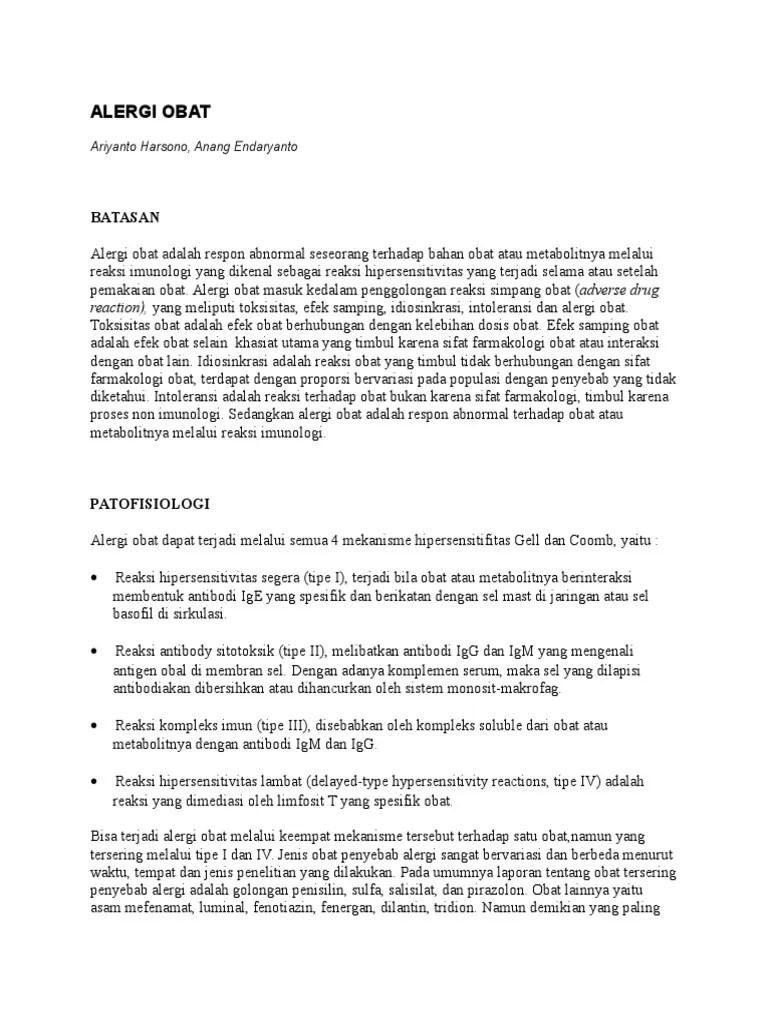 Alergi Obat | PDF