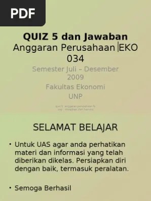 Mari pelajari bersama apakah yang dimasud dengan kompensasi/remunerasi bag sumber daya manusia di perusahaan? Contoh Soal Dan Jawaban Anggaran Realisasi Mata Kuliah Penganggaran Perusahaan Kemendikbud