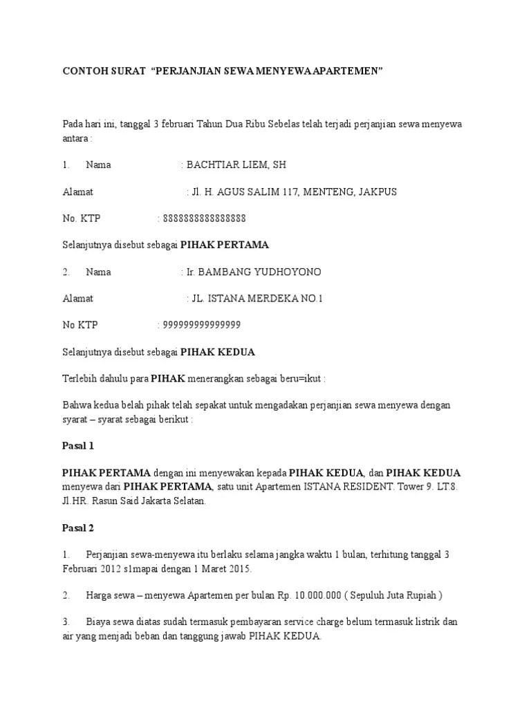 Surat rasmi notis keluar rumah surat gg contoh surat penamatan kontrak sewa rumah is free hd wallpaper was upload by admin. Contoh Notis Pengosongan Rumah Sewa - Situs Properti Indonesia