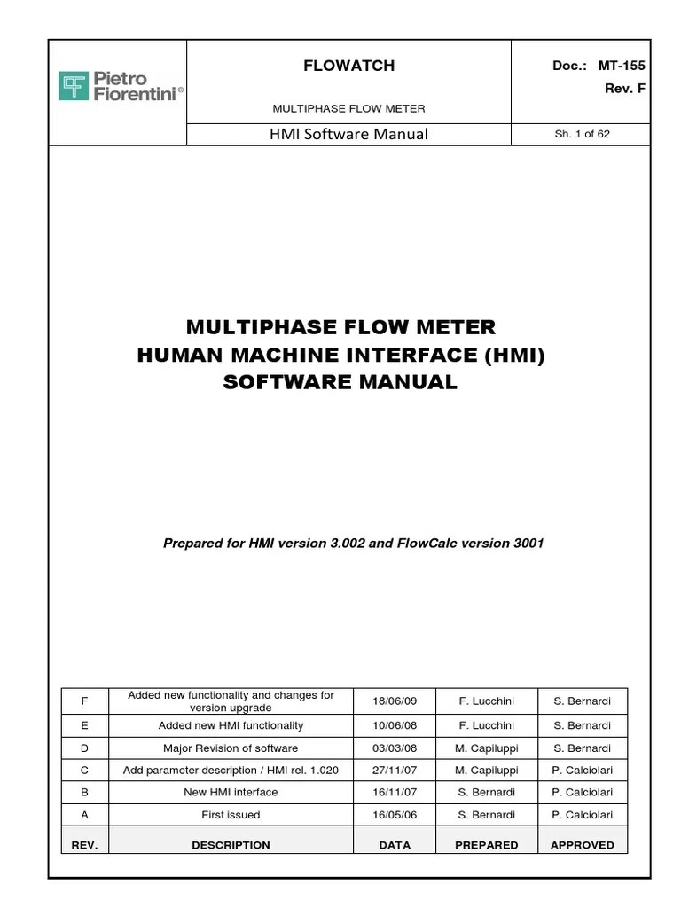 HMI Software Manual | PDF | Pressure | Embedded System