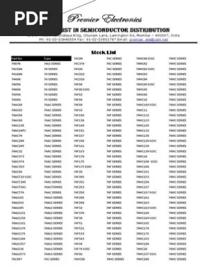 Premier Electronics Stock List Transistor Computer