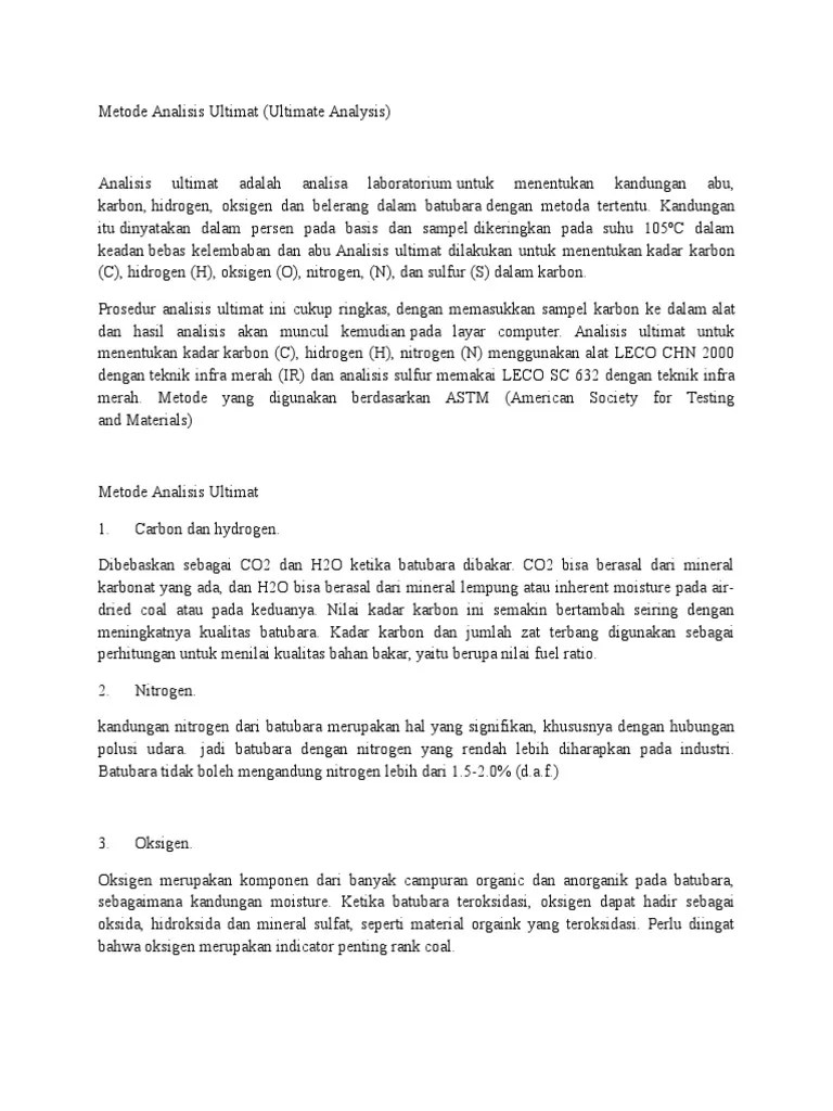 Kegunaan Batu Bara | PDF