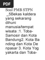 Kumpulan soal dan jawaban tes kompetensi bidang pertanahan terbaru langsung saja kamu bisa mengikuti latihan soal soal dibawah ini. Kumpulan Soal Masuk Stpn Beinyu Com