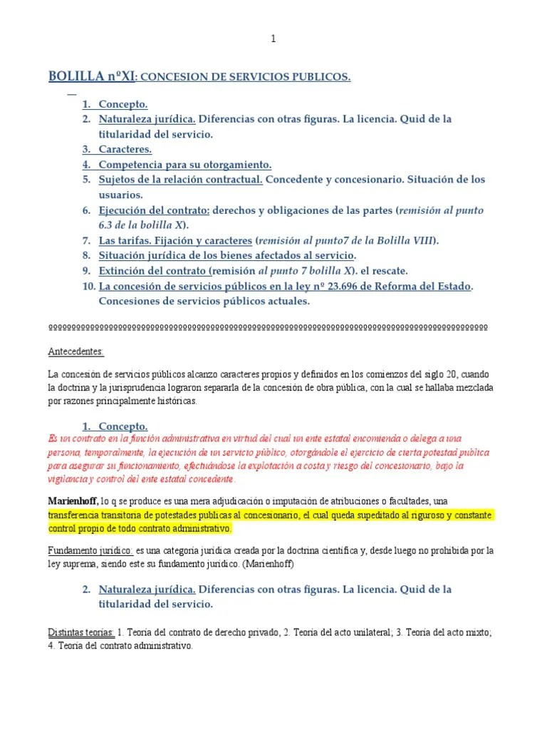 Concesión De Servicios Públicos | Ruta Con Peaje | Bienes