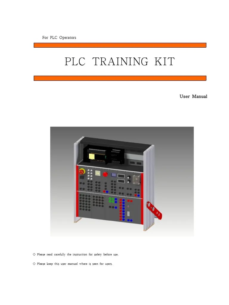 PLC Training Kit | PDF | Electrical Connector | Programmable Logic Controller