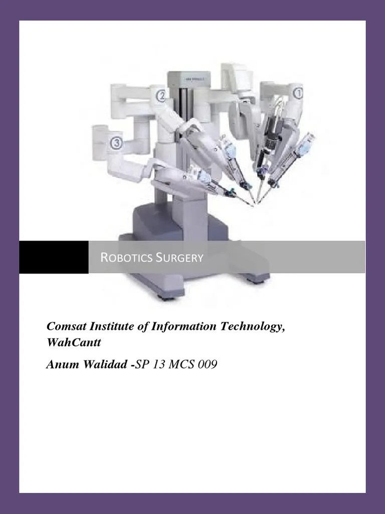 Robotics Surgery | PDF | Surgery | Robotics