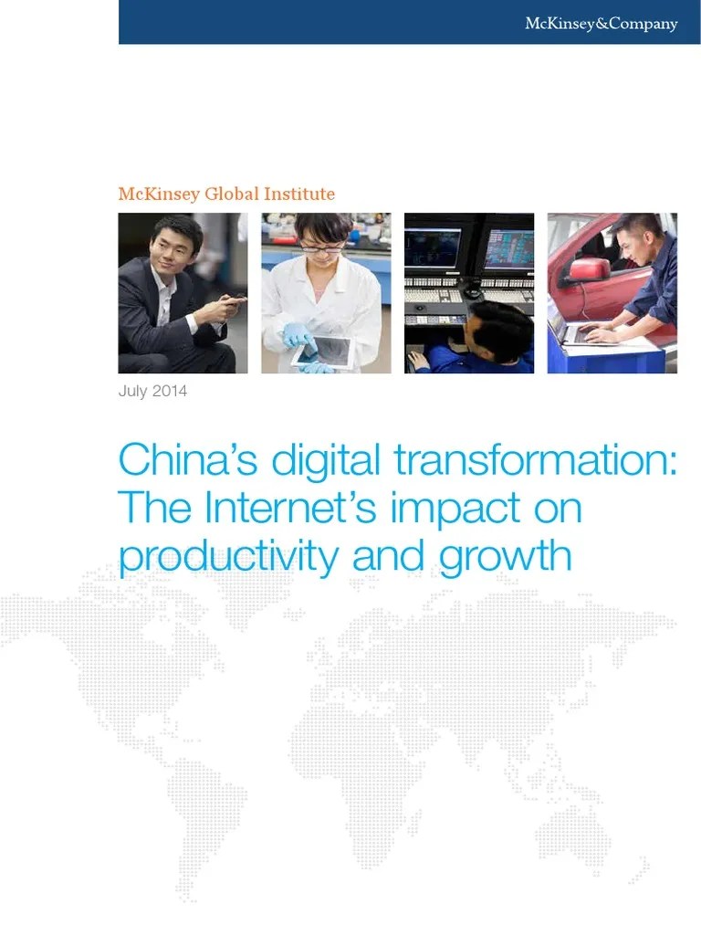 Chinas Digital Transformation Full Report | PDF | Economic Growth | E Commerce
