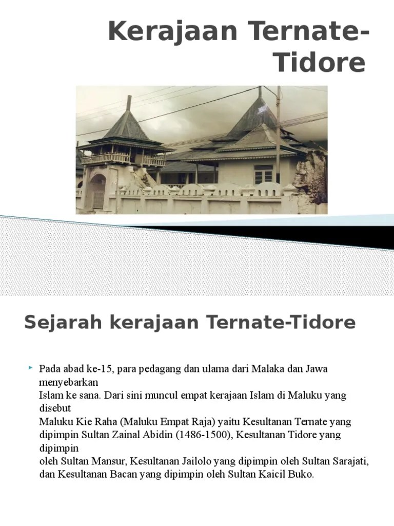 Kerajaan Ternate-Tidore | PDF