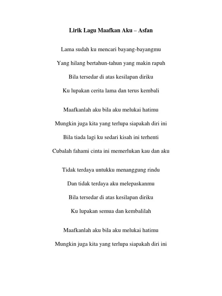 Tercepat Lagu Sayang Maafkan Aku