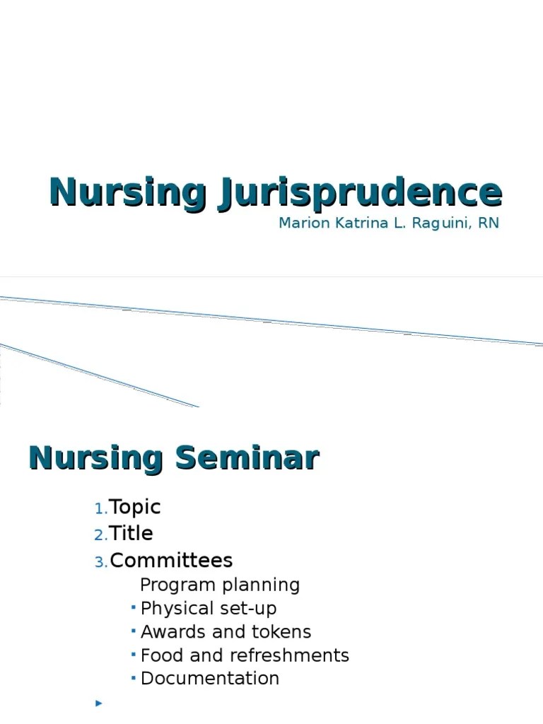 Nursing Jurisprudence | PDF | Jurisprudence | Nursing