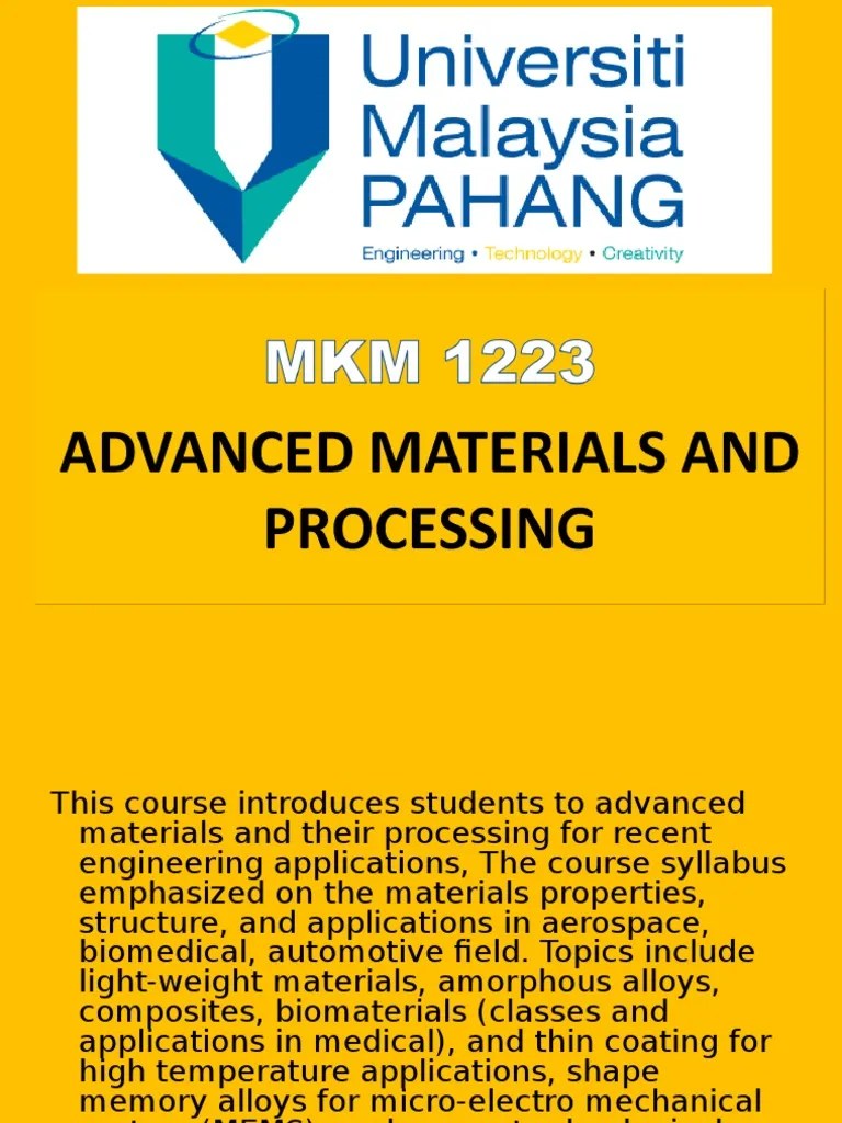 Advanced Materials And Processing | PDF | Machining | Grinding (Abrasive Cutting)