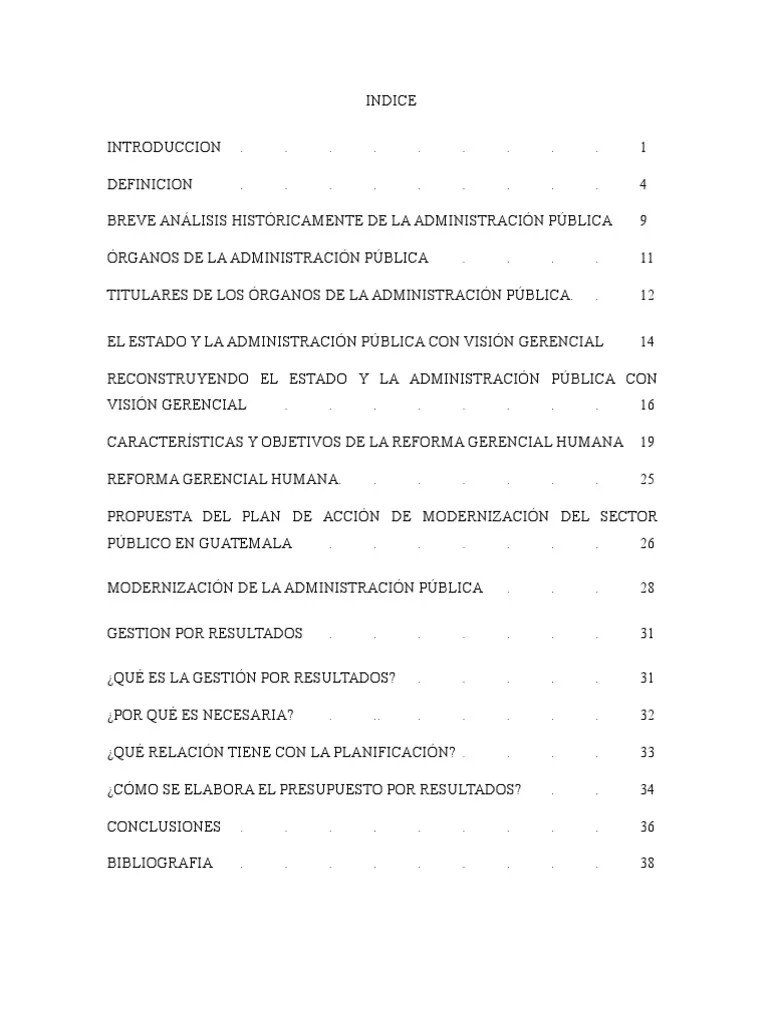 Avance De La Administracion Publica En Guatemala | PDF | Administración Pública | Democracia