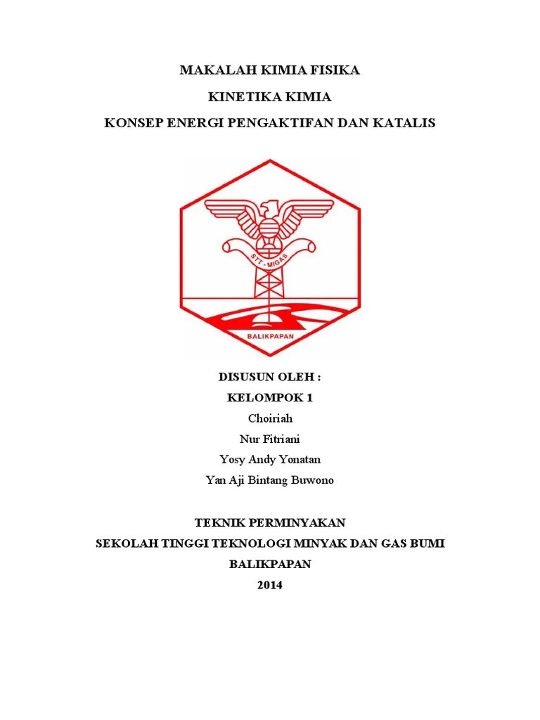 Energi aktivasi suatu reaksi biasanya . Energi Aktivasi Dan Katalis Pdf