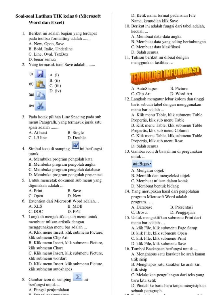 To paraphrase the content, in soal essay tik tentang microsoft excel line with your school&#x27;s academic. Soal Soal Tik Tentang Microsoft Excel Materi Fungsi Jawabanku Id