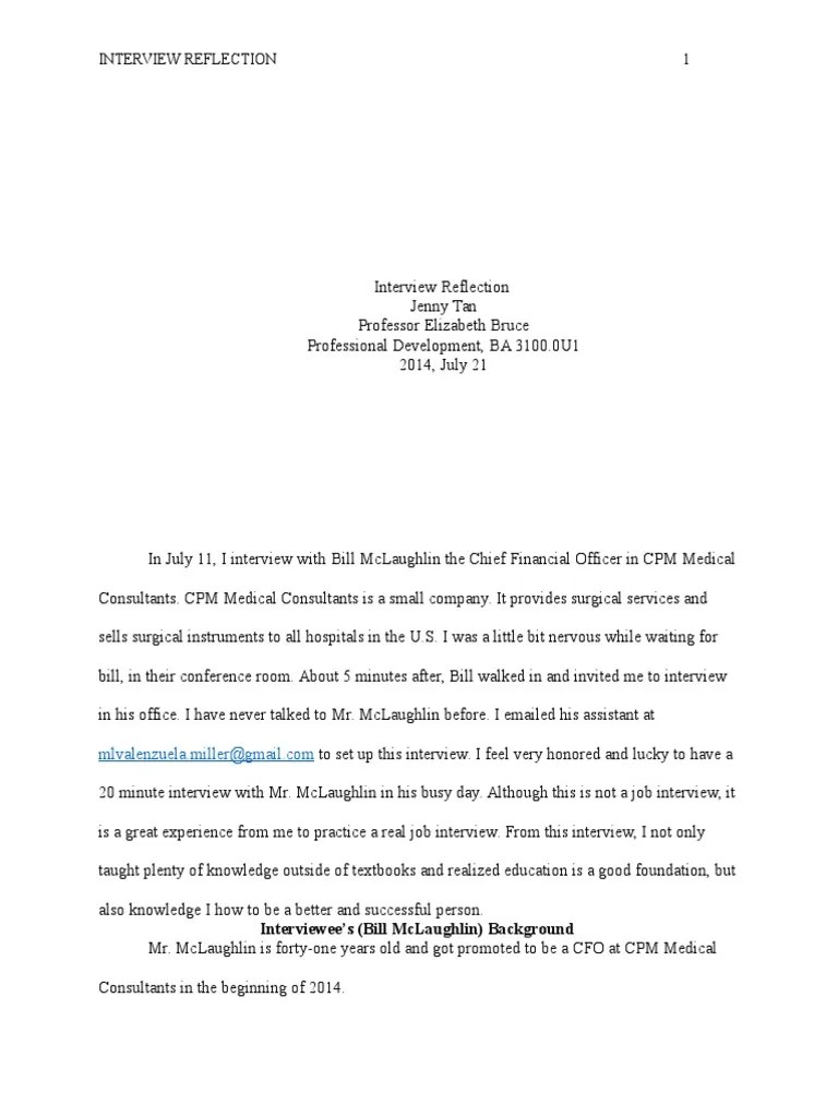 Doing this mock interview was actually much harder than i was expecting. Interview Bookkeeping Essays