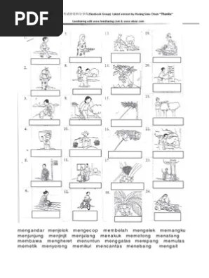 Text of latihan kata kerja bergambar. Latihan Kata Kerja Bergambar Pdf