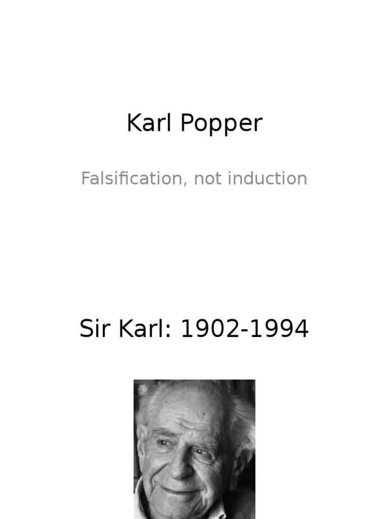 Karl Popper | PDF | Karl Popper | Falsifiability