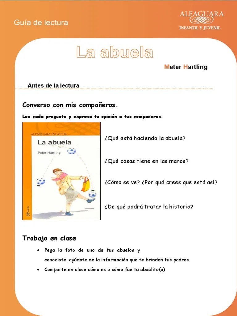 La Abuela Guía De Lectura | PDF