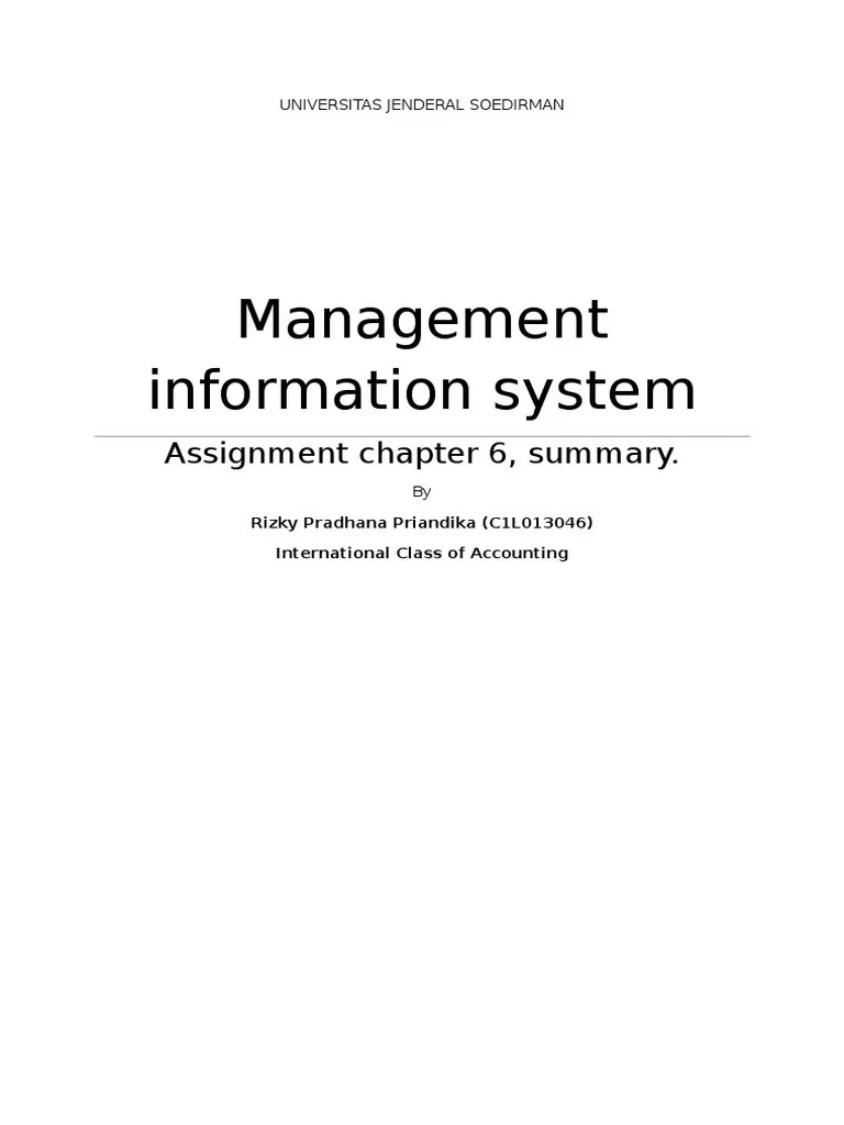 Chapter 6 Management Information System | PDF | Data Warehouse | Databases