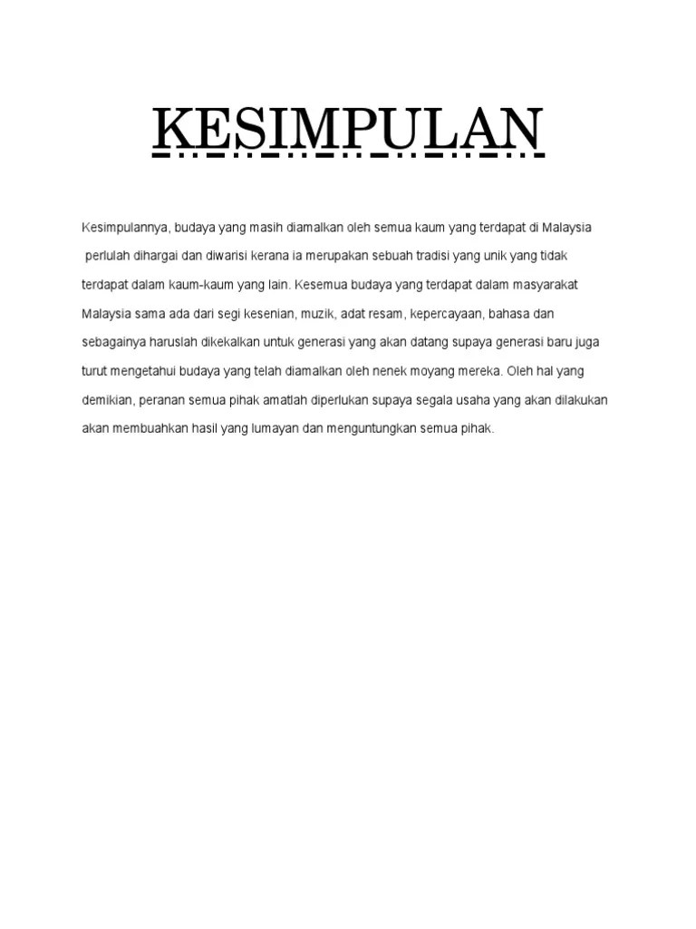 kesimpulan adalah ikhtisar akhir dari suatu teks. Kesimpulan