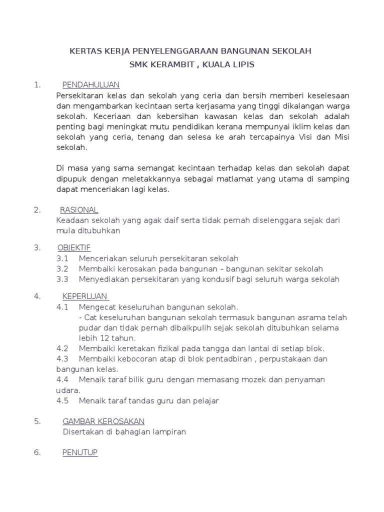 Meningkatkan produktiviti pekerja (jika sesebuah bangunan itu komersial). Contoh Surat Cadangan Membaikpulih Landskap Englshsabih