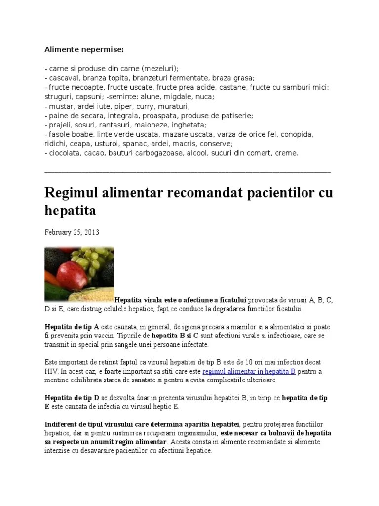 Ficatul gras poate dezvolta in cele din urma ciroza hepatica. Alimente Nepermise Hepatita B