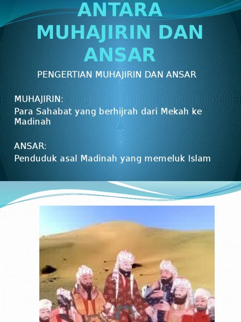 Arti Anshar Adalah