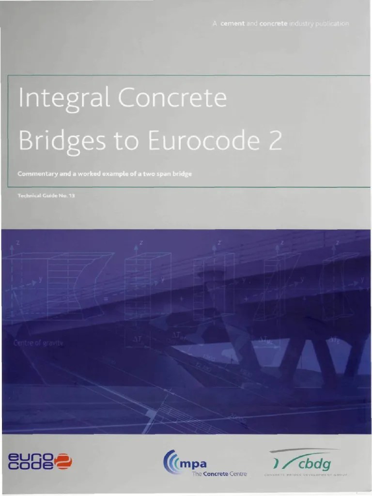 Integral Concrete Bridge EC2 - 2010 | PDF | Prestressed Concrete | Stress (Mechanics)
