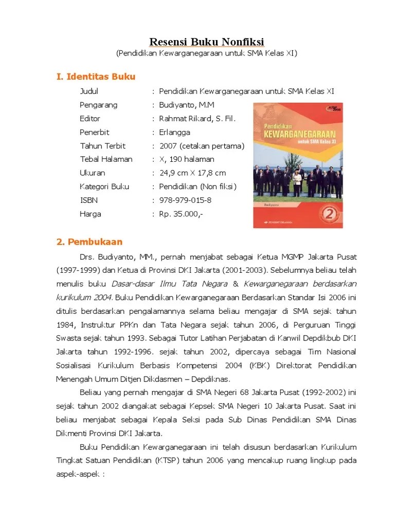 Contoh resensi buku non fiksi. Download Buku Non Fiksi Pdf Gratis Berbagai Buku