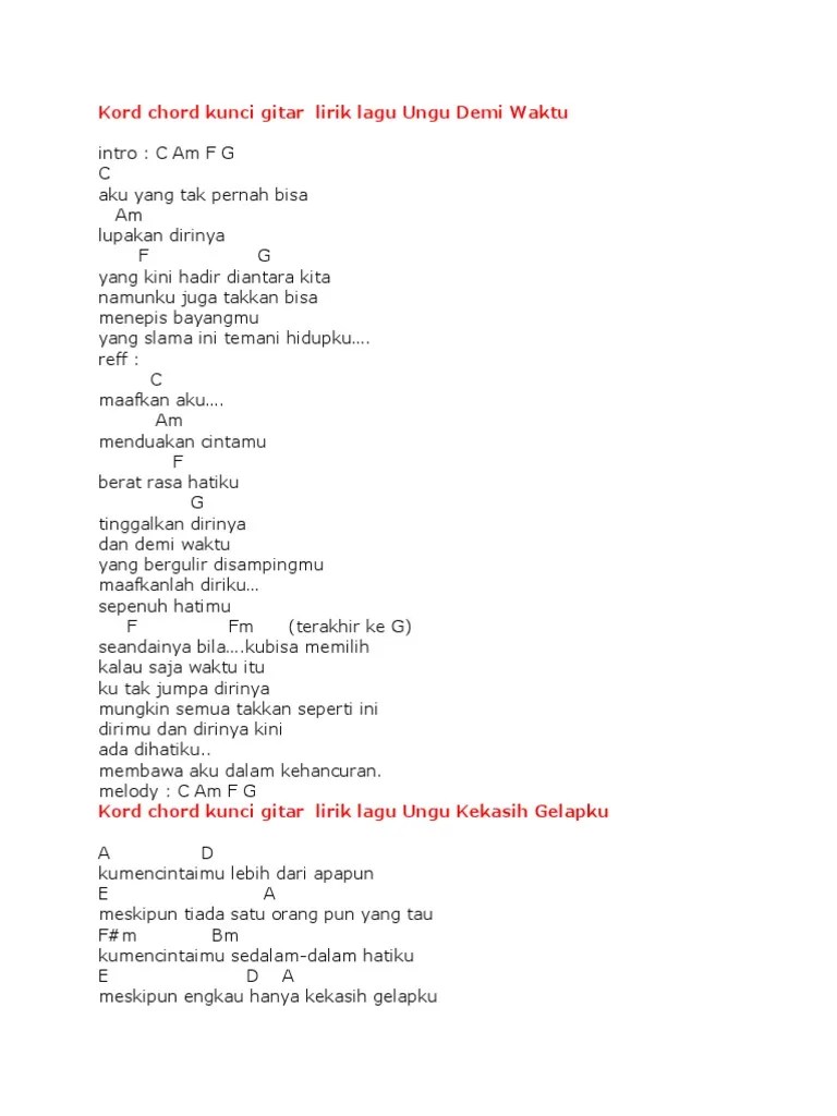 intro c am f g. Kord Chord Kunci Gitar Pdf