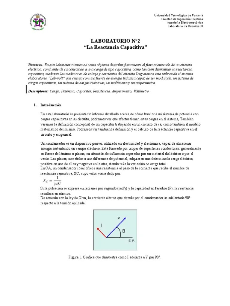 Laboratorio N2 Ckt3 Condensador Cantidad