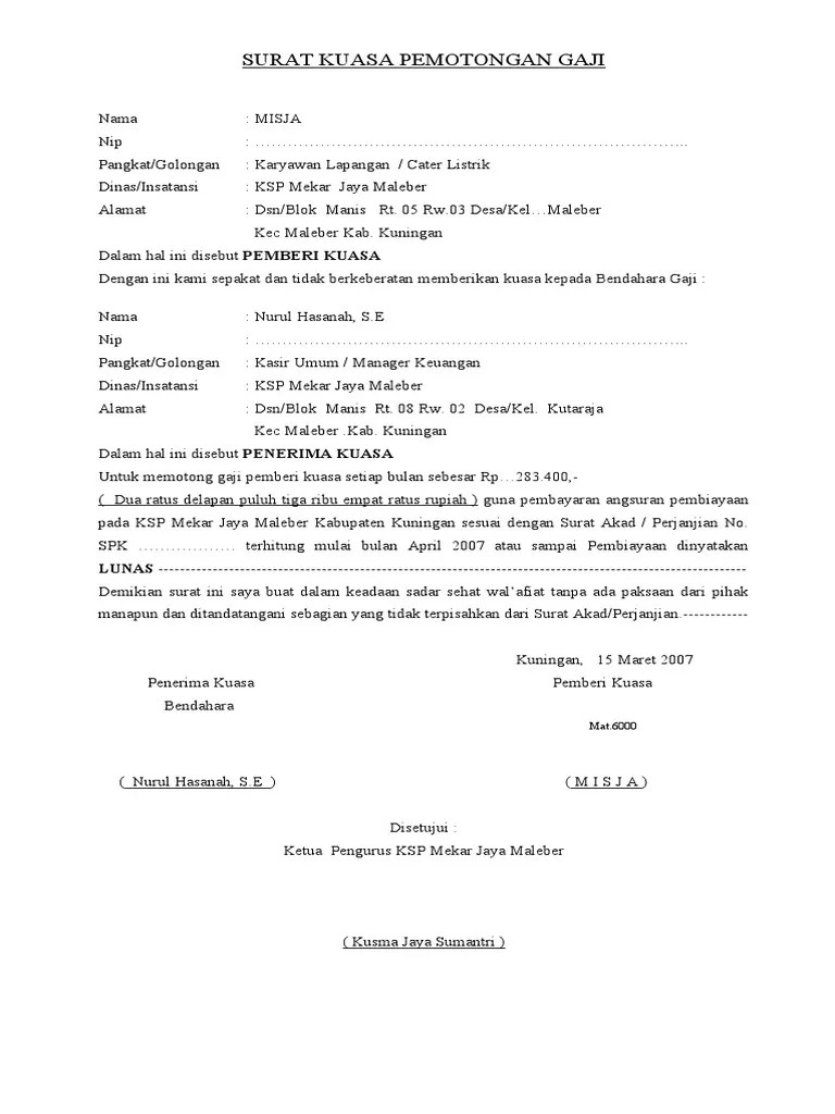 We have 11 images about contoh surat pengesahan gaji including images, pictures. Contoh Surat Pengesahan Potongan Gaji