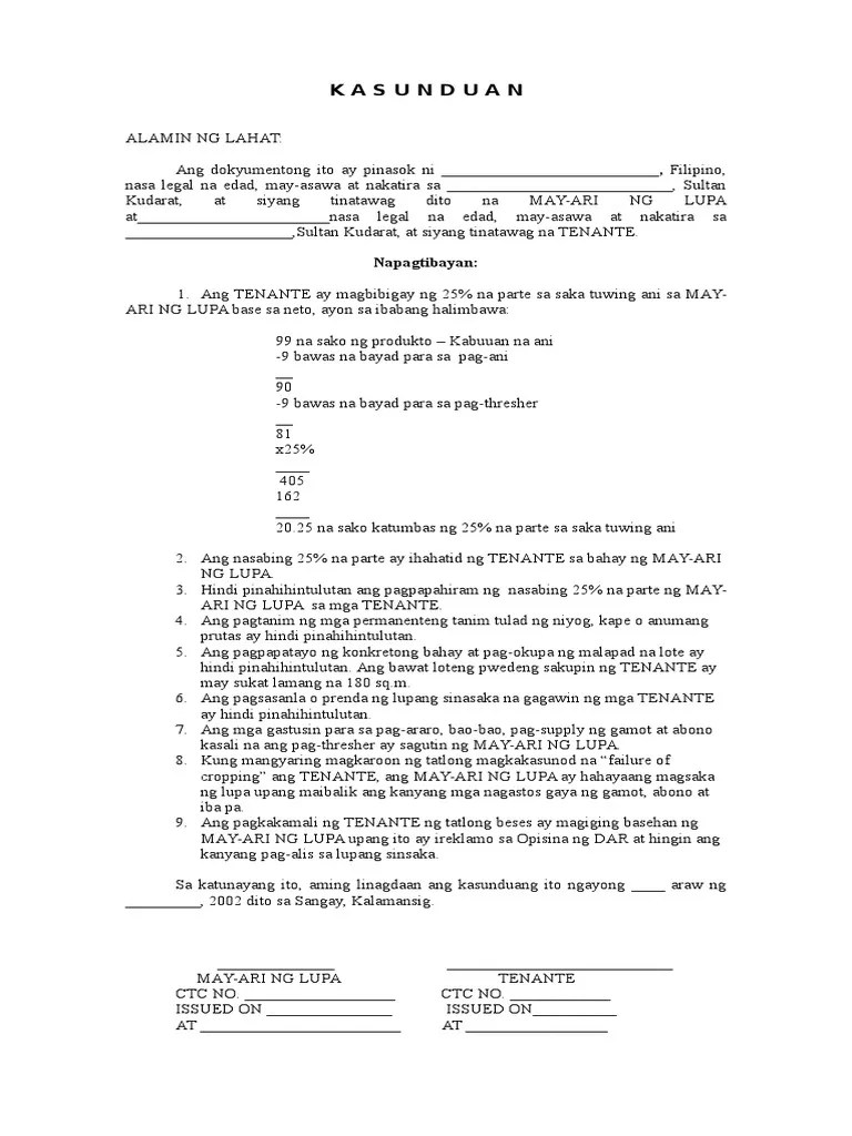 Halimbawa ng pagsulat sa bawat uri ng payment request form. Kasunduan Sa Pagsasanla Ng Bahay At Lupa Philippine Travel Blog