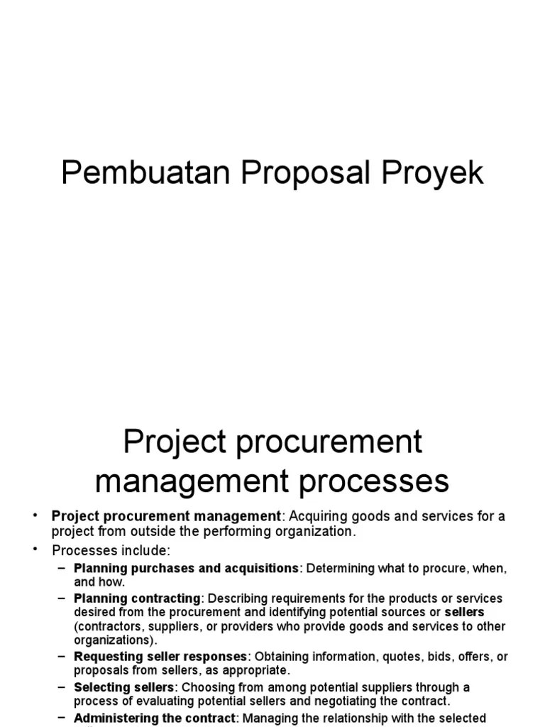 Dengan berbagai macam contoh surat permohonan izin untuk peminjaman tempat ini bisa dijadikan acuan. Contoh Proposal Proyek Pdf Procurement Sales
