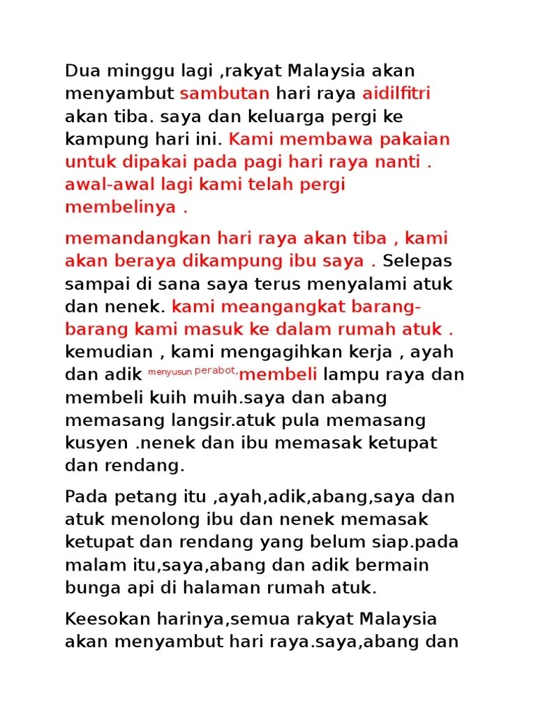 Ibu saya bekerja sebagai guru. Contoh Contoh Karangan Sambutan Hari Keluarga Tukaffe Com
